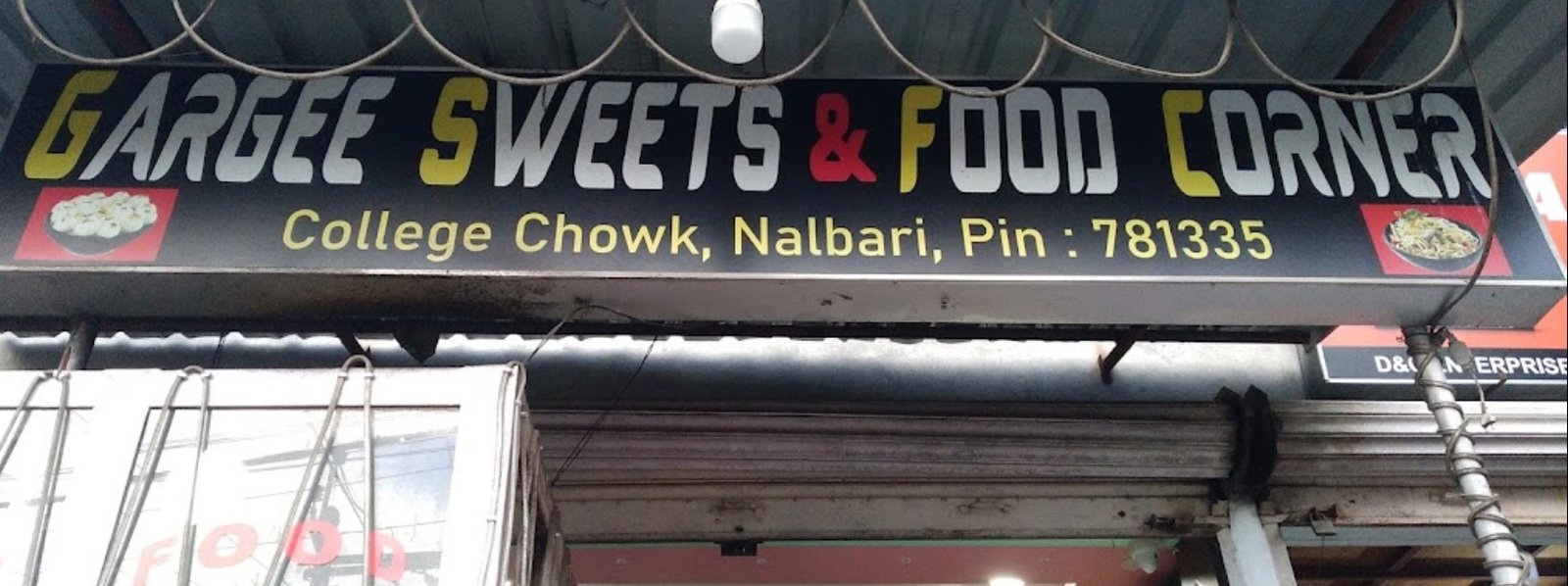 Gargee sweets and food corner