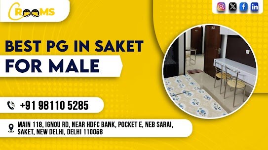 South Delhi Boys PG- Near Saket Metro