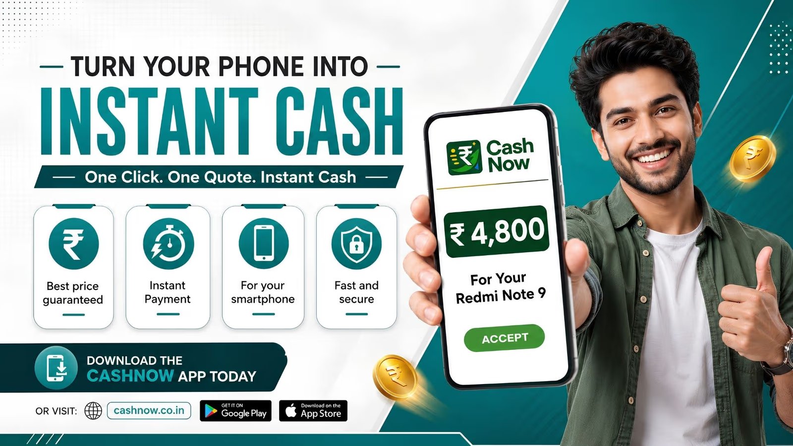 CashNow – Smartphone Buyback & Instant Cash for Old Phones